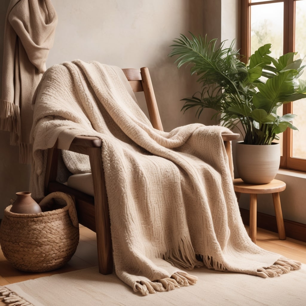 Alpaca Wool Throw