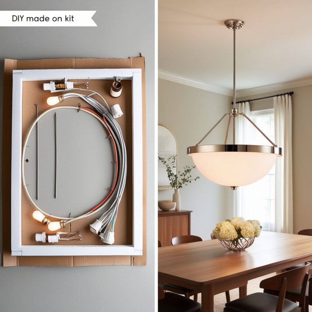 DIY vs. Pre-made Dining Room Light Fixtures: What’s More Affordable?