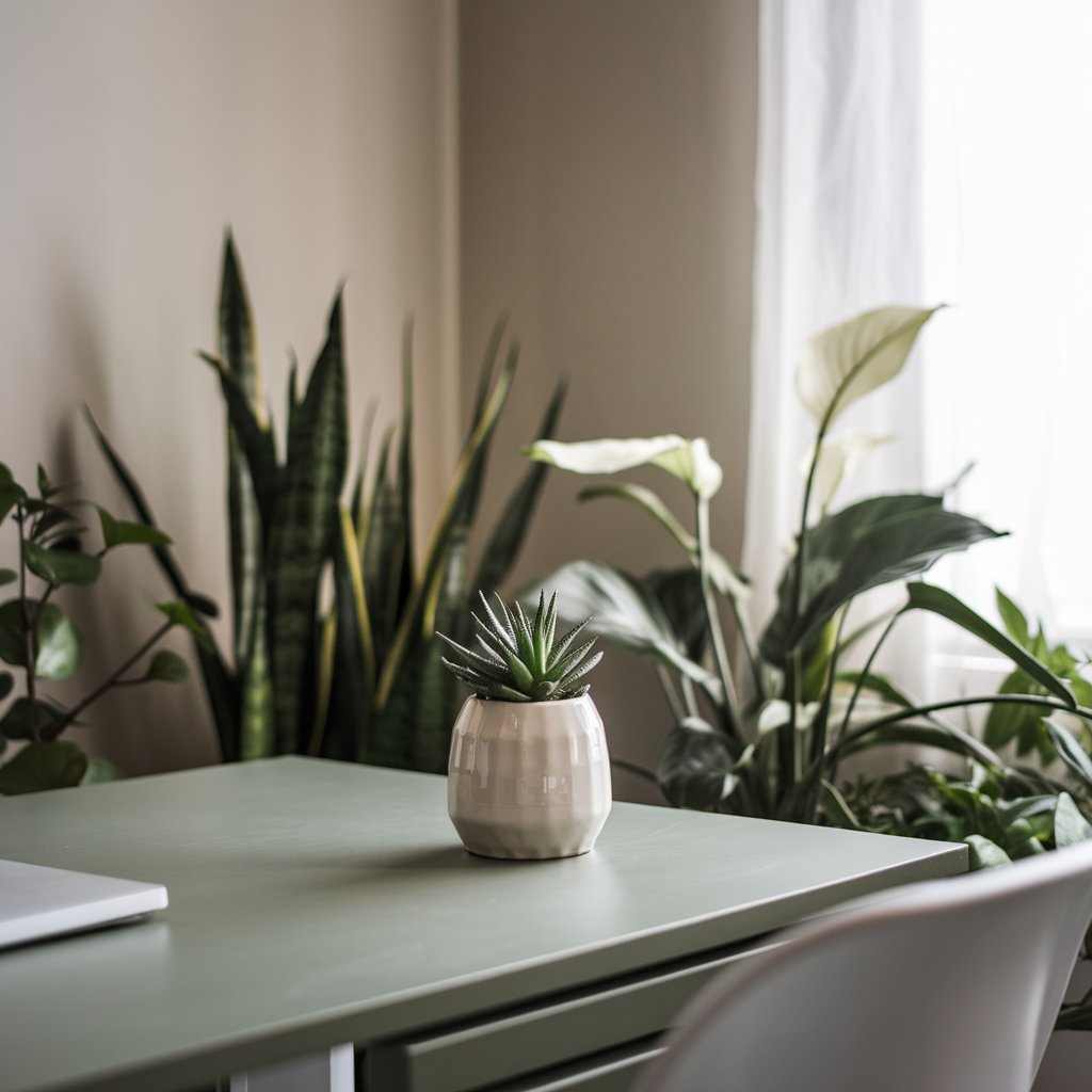  Incorporate Greenery to Bring Life into Your Workspace