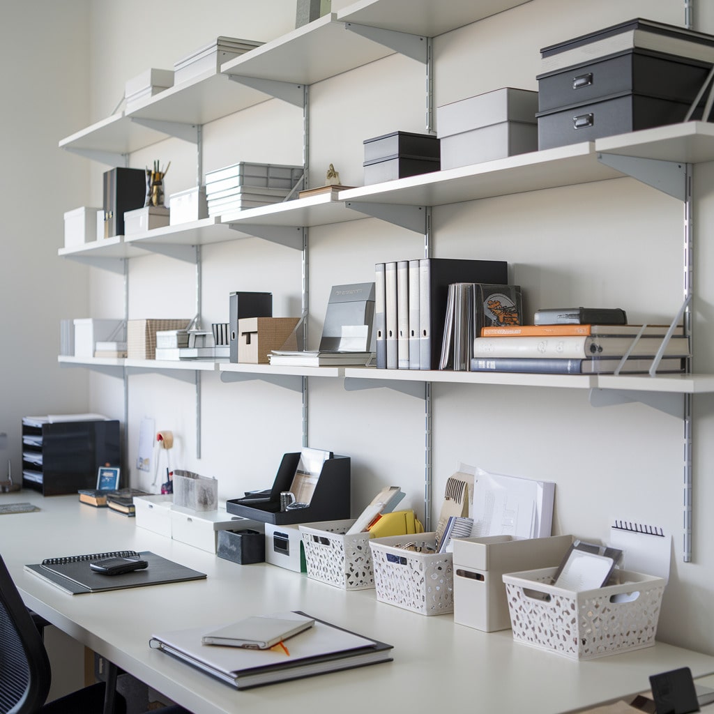 Organize with Shelving for a Clutter-Free Environment