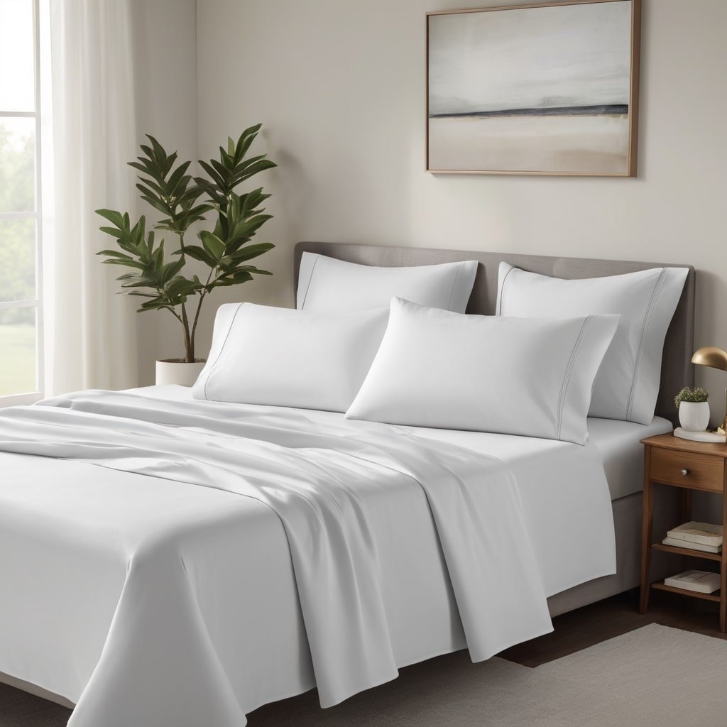 percale bed sheet set