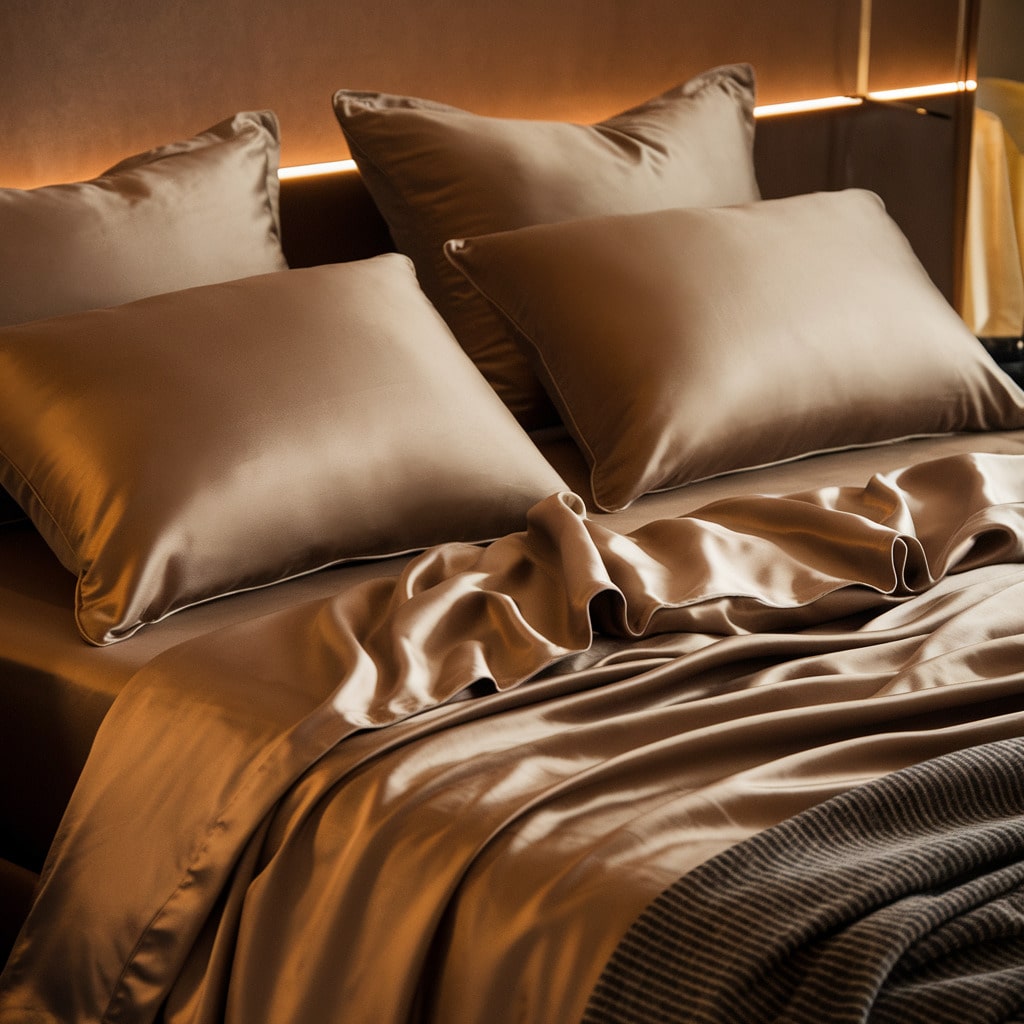 sateen bed sheet set