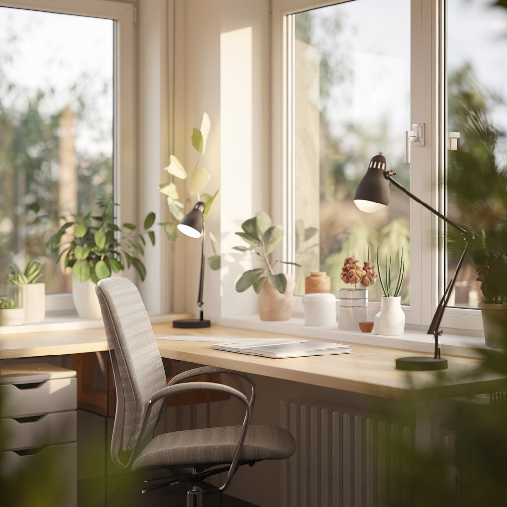  Use Natural Light to Brighten Your Home Office